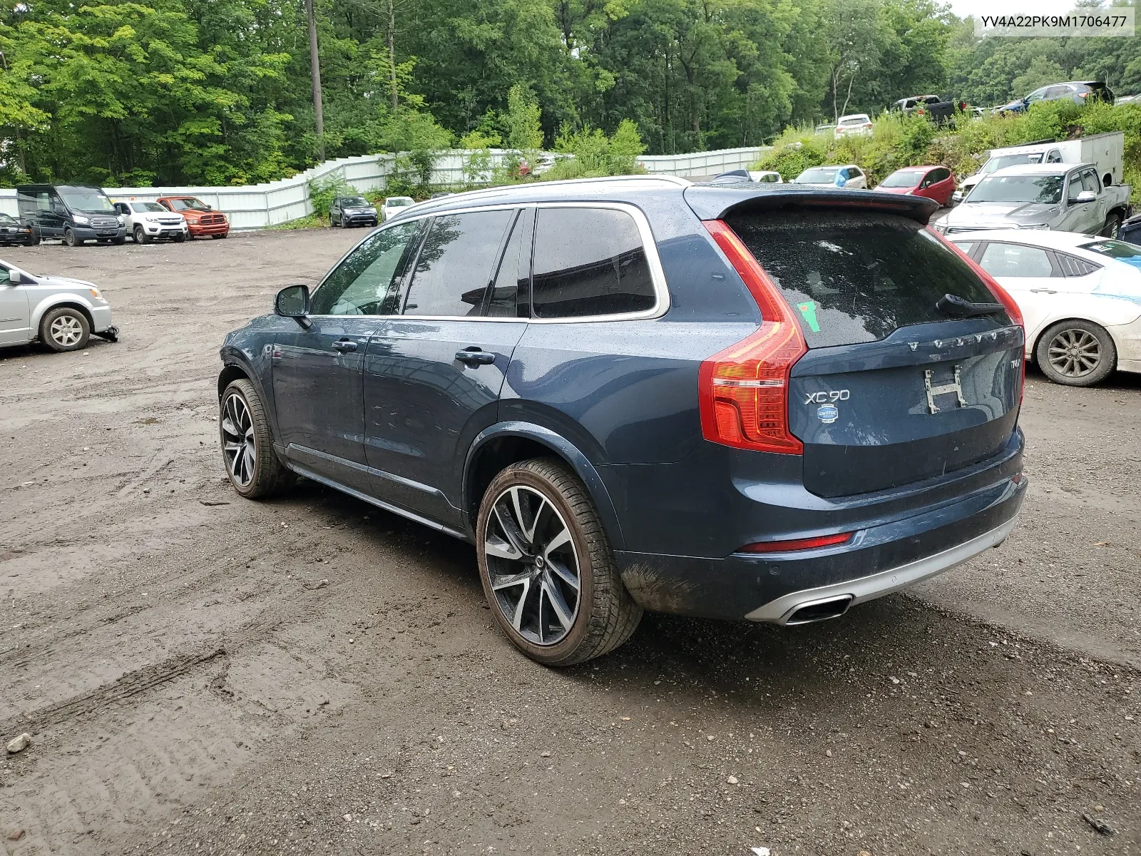 2021 Volvo Xc90 T6 Momentum VIN: YV4A22PK9M1706477 Lot: 64402614