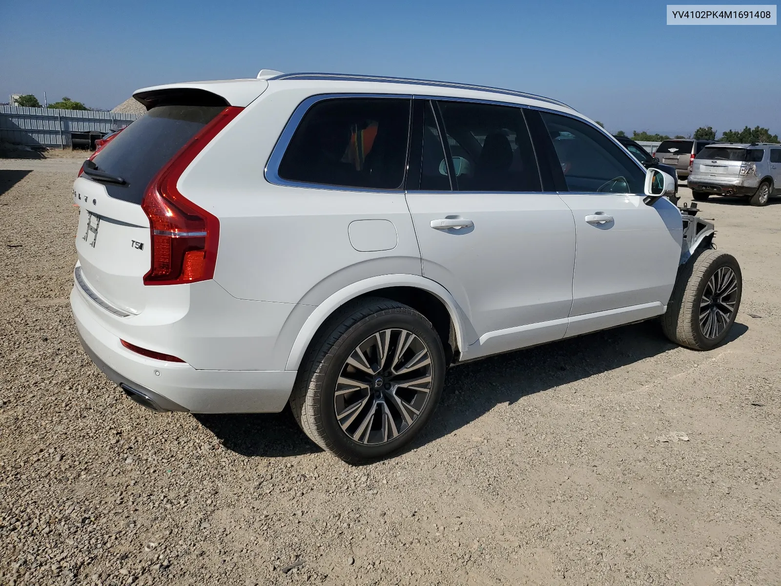 YV4102PK4M1691408 2021 Volvo Xc90 T5 Momentum