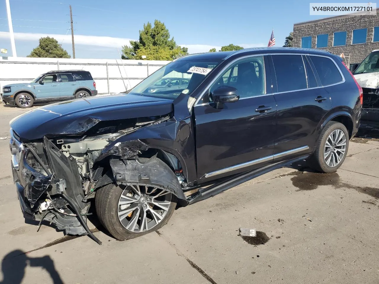 2021 Volvo Xc90 T8 Recharge Inscription Express VIN: YV4BR0CK0M1727101 Lot: 73741754