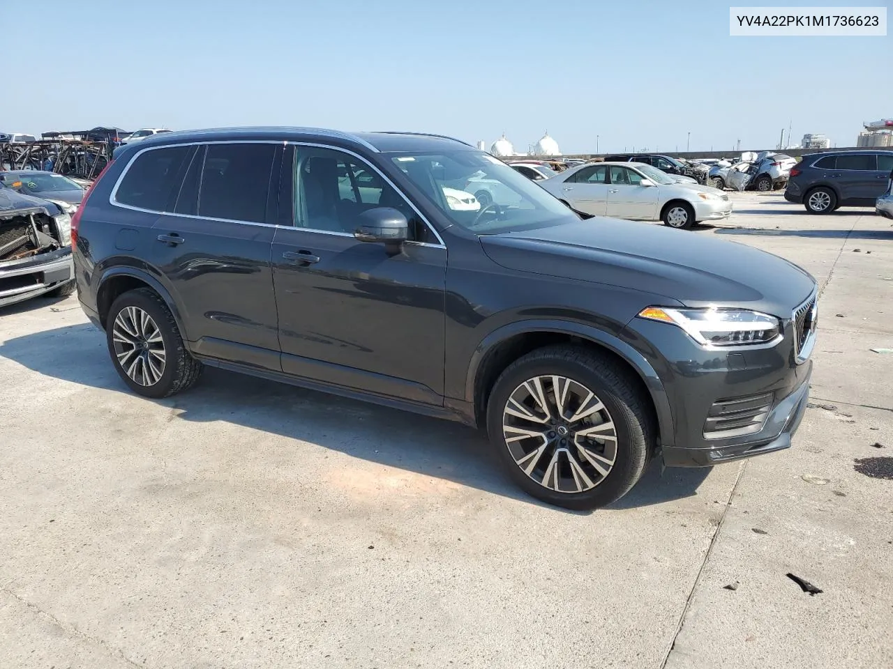 2021 Volvo Xc90 T6 Momentum VIN: YV4A22PK1M1736623 Lot: 73914934