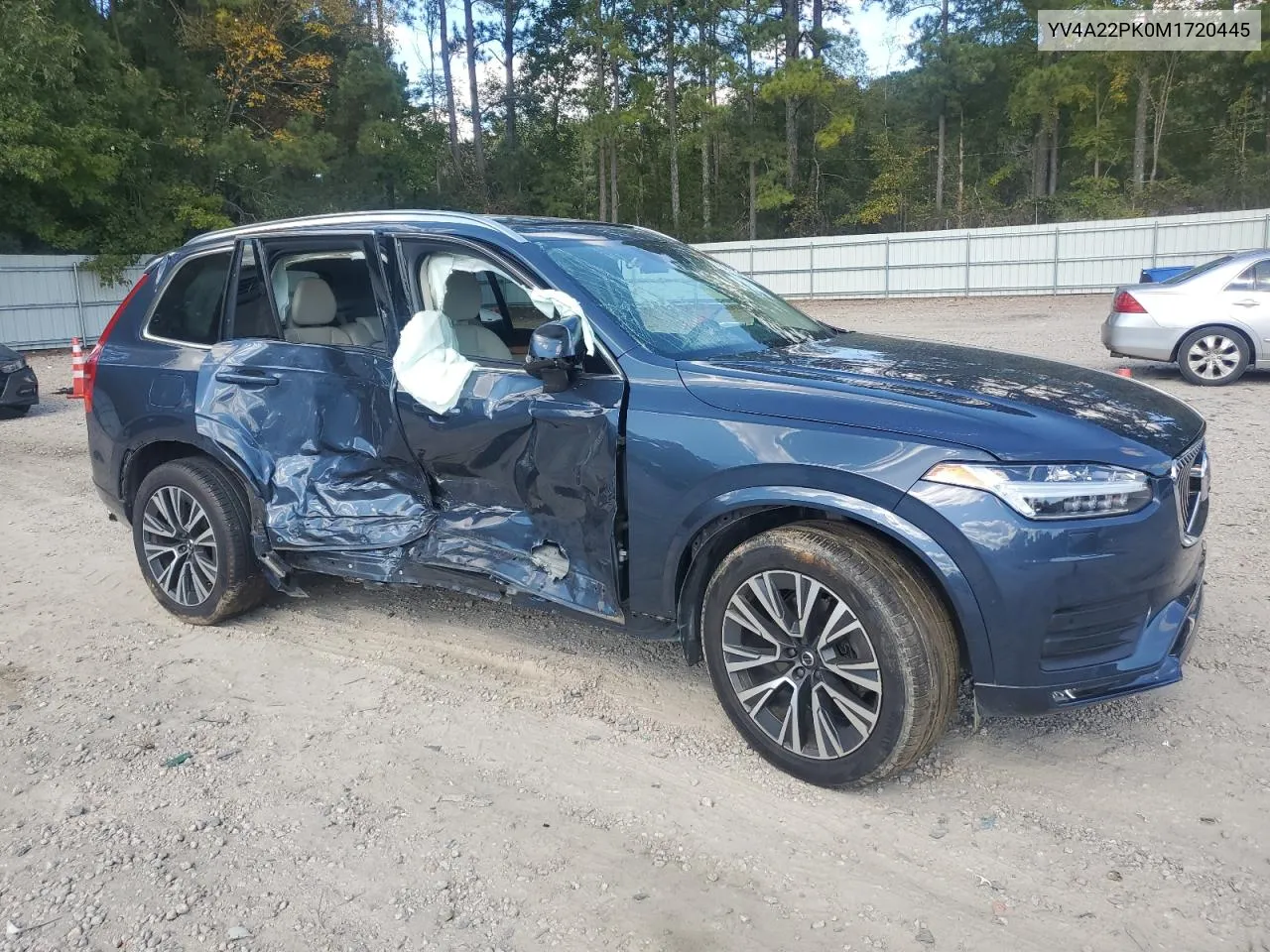 2021 Volvo Xc90 T6 Momentum VIN: YV4A22PK0M1720445 Lot: 75012214