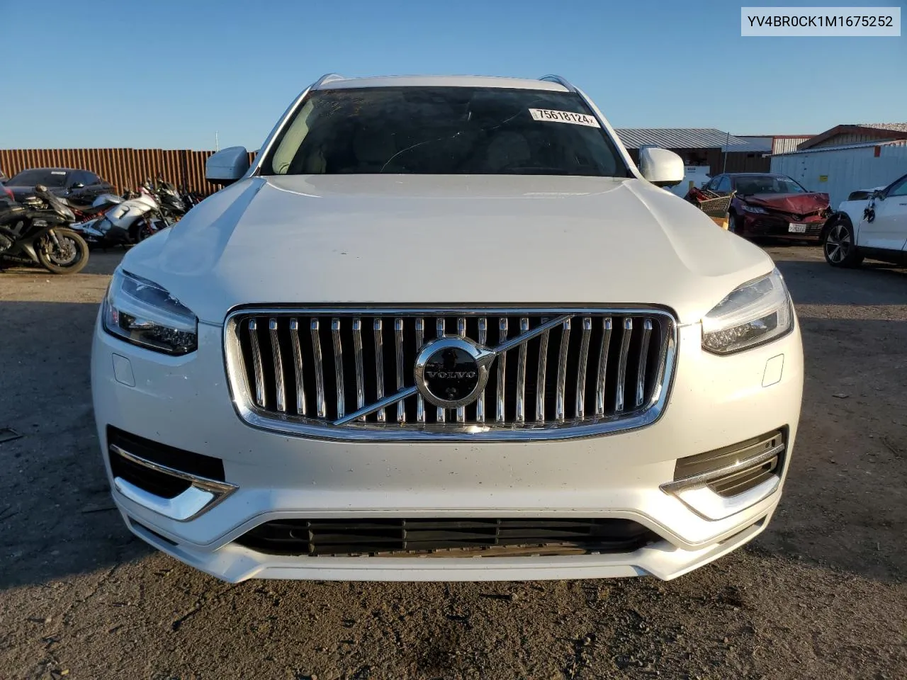 2021 Volvo Xc90 T8 Recharge Inscription Express VIN: YV4BR0CK1M1675252 Lot: 75618124