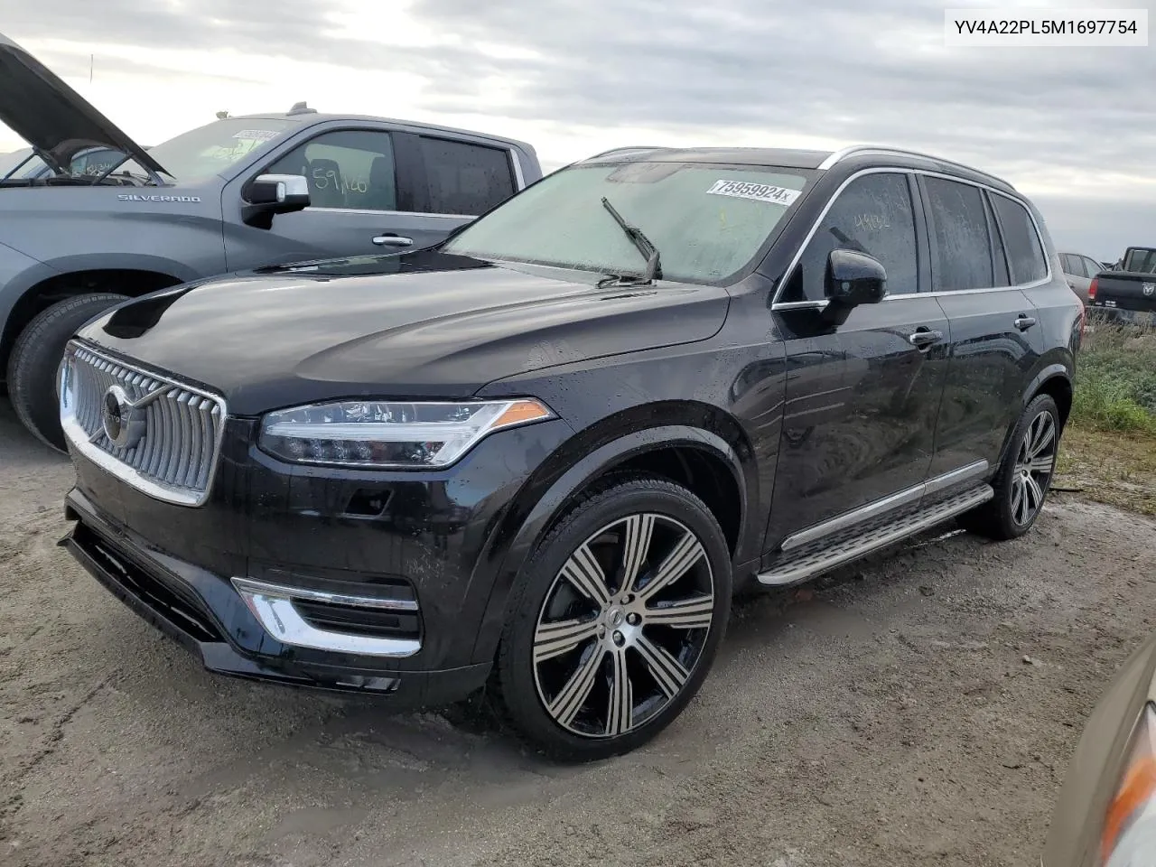 2021 Volvo Xc90 T6 Inscription VIN: YV4A22PL5M1697754 Lot: 75959924