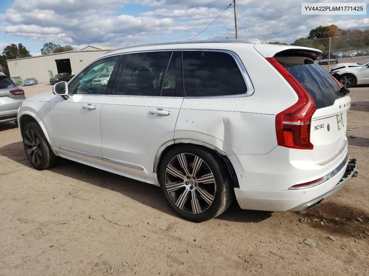 2021 Volvo Xc90 T6 Inscription VIN: YV4A22PL6M1771425 Lot: 76044504