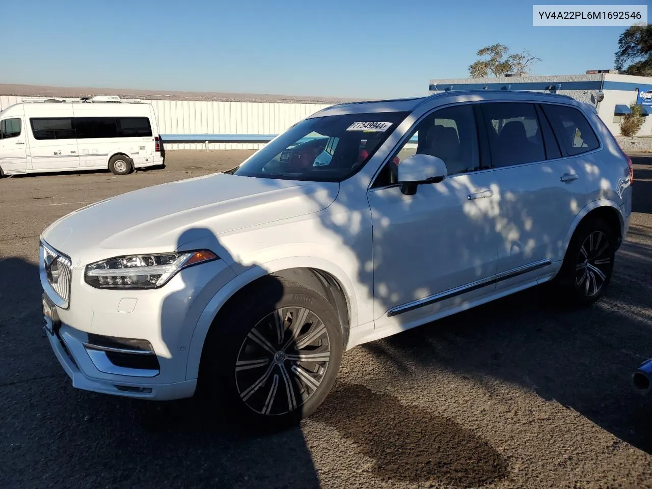 2021 Volvo Xc90 T6 Inscription VIN: YV4A22PL6M1692546 Lot: 77549944