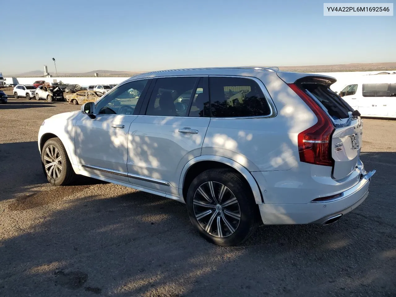 2021 Volvo Xc90 T6 Inscription VIN: YV4A22PL6M1692546 Lot: 77549944