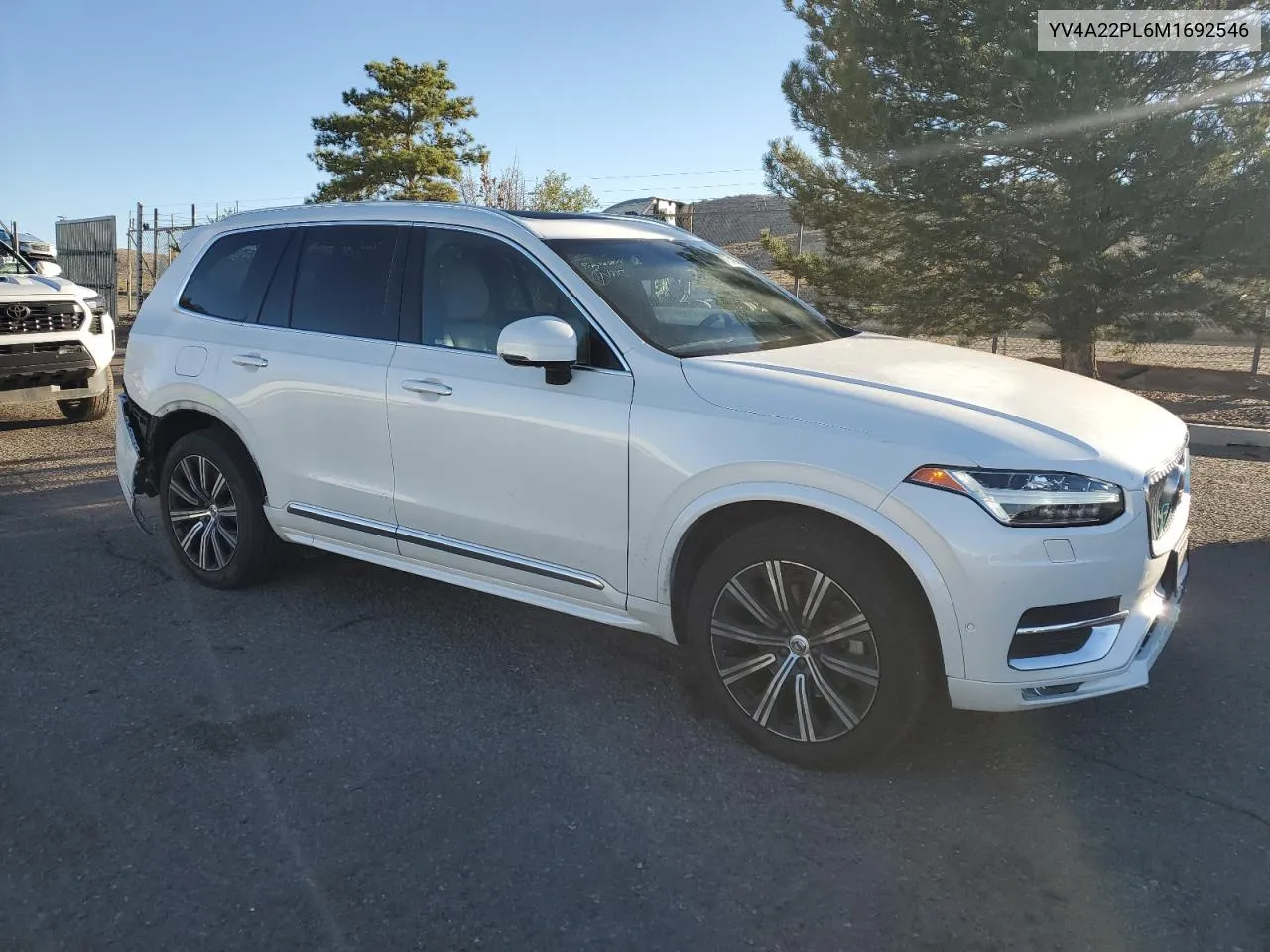 2021 Volvo Xc90 T6 Inscription VIN: YV4A22PL6M1692546 Lot: 77549944