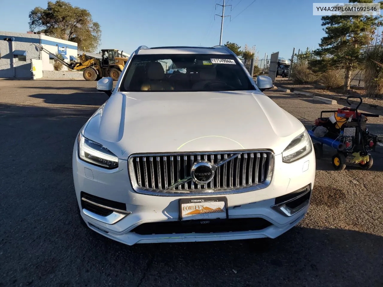 2021 Volvo Xc90 T6 Inscription VIN: YV4A22PL6M1692546 Lot: 77549944