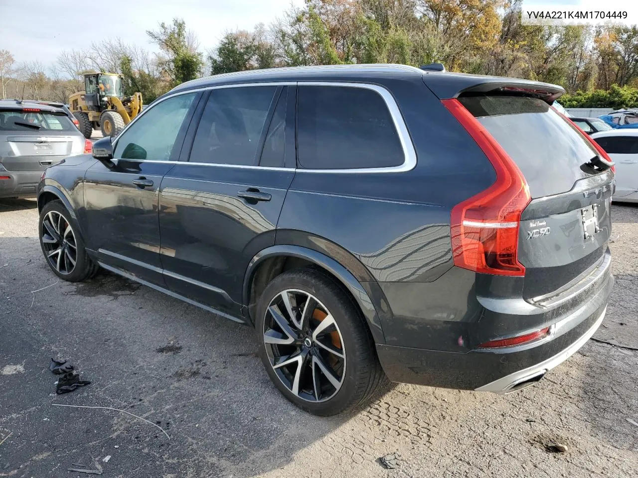 2021 Volvo Xc90 T6 Momentum VIN: YV4A221K4M1704449 Lot: 80395884