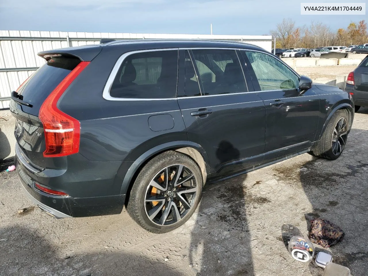 2021 Volvo Xc90 T6 Momentum VIN: YV4A221K4M1704449 Lot: 80395884