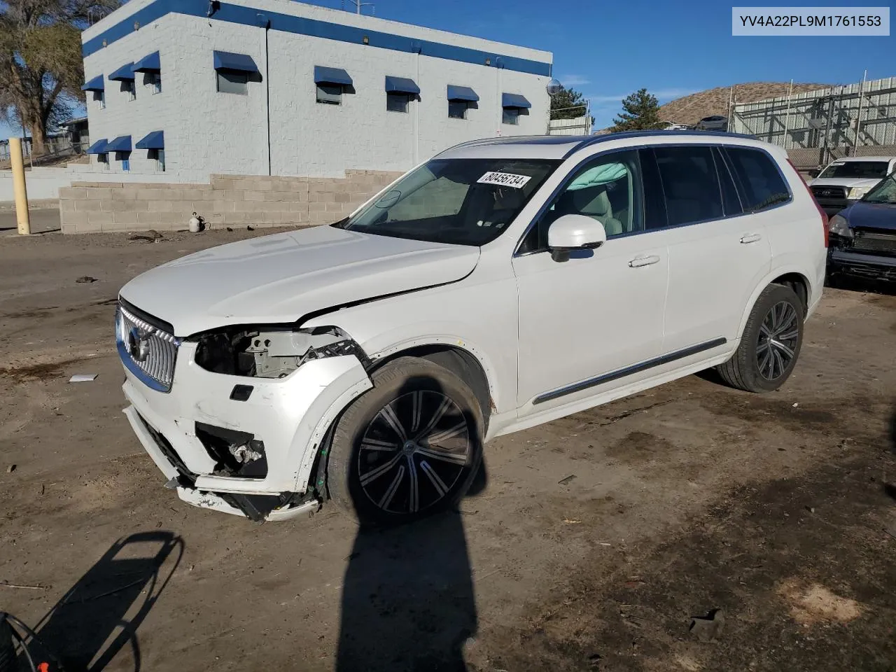 2021 Volvo Xc90 T6 Inscription VIN: YV4A22PL9M1761553 Lot: 80456734