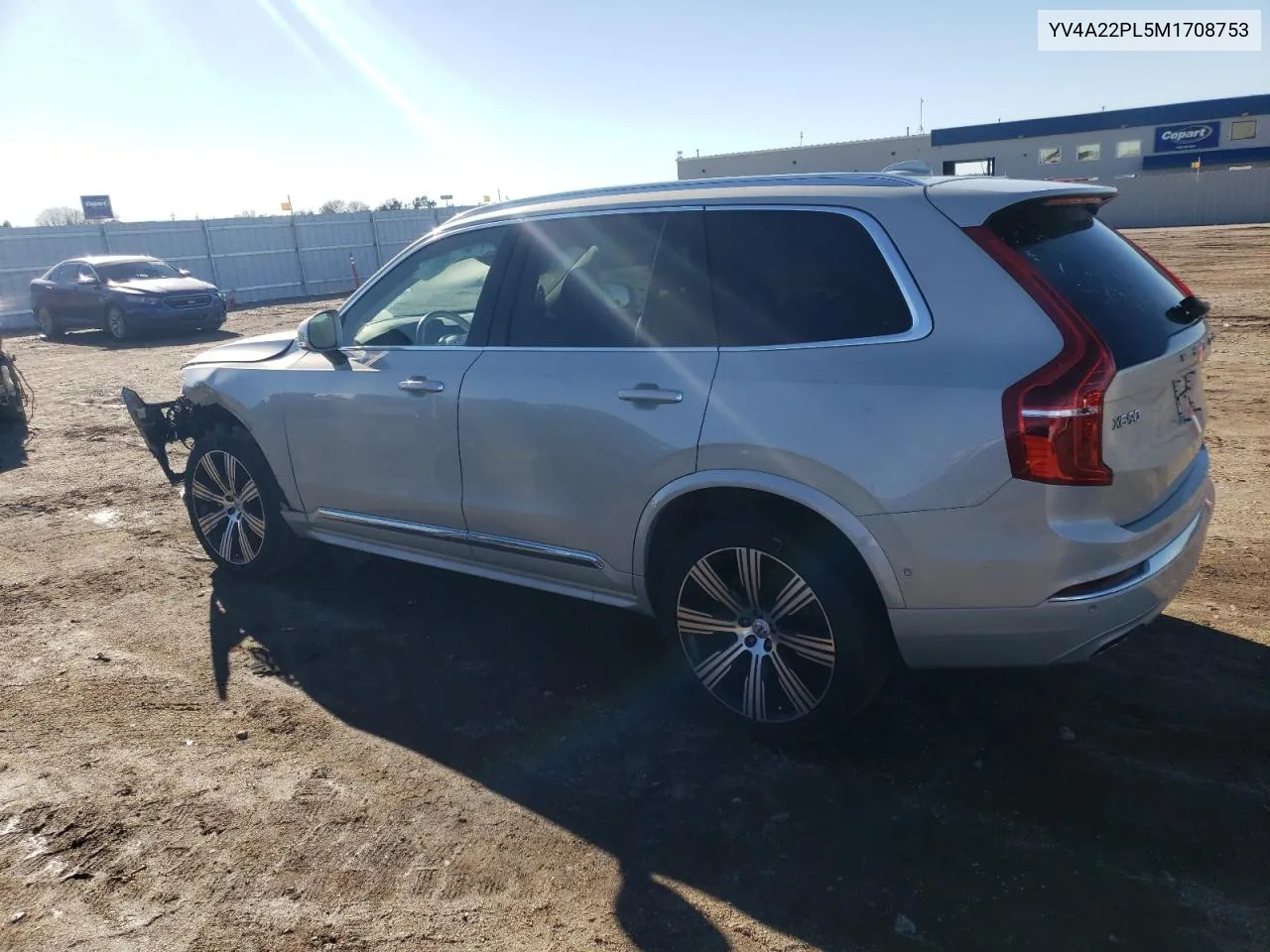 2021 Volvo Xc90 T6 Inscription VIN: YV4A22PL5M1708753 Lot: 80715284