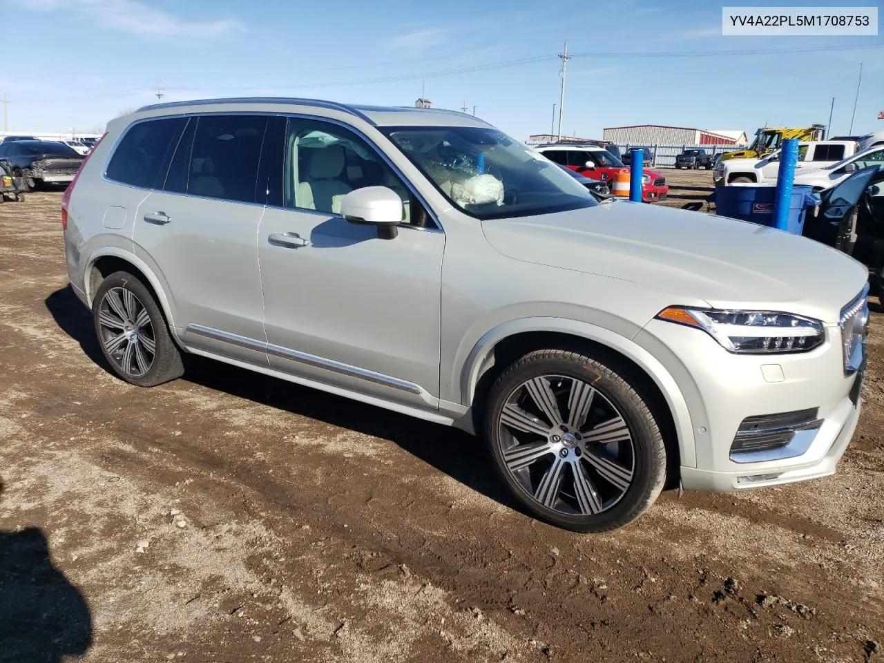 2021 Volvo Xc90 T6 Inscription VIN: YV4A22PL5M1708753 Lot: 80715284