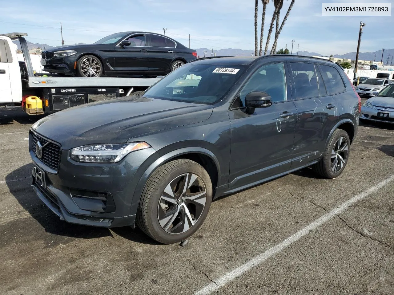 2021 Volvo Xc90 T5 R-Design VIN: YV4102PM3M1726893 Lot: 80729344