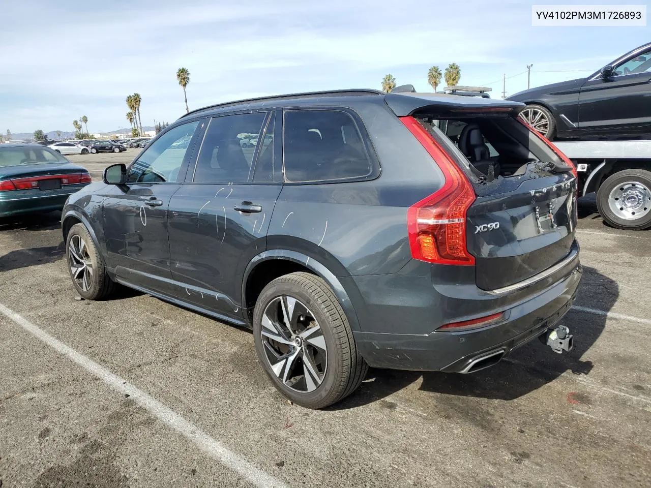 2021 Volvo Xc90 T5 R-Design VIN: YV4102PM3M1726893 Lot: 80729344