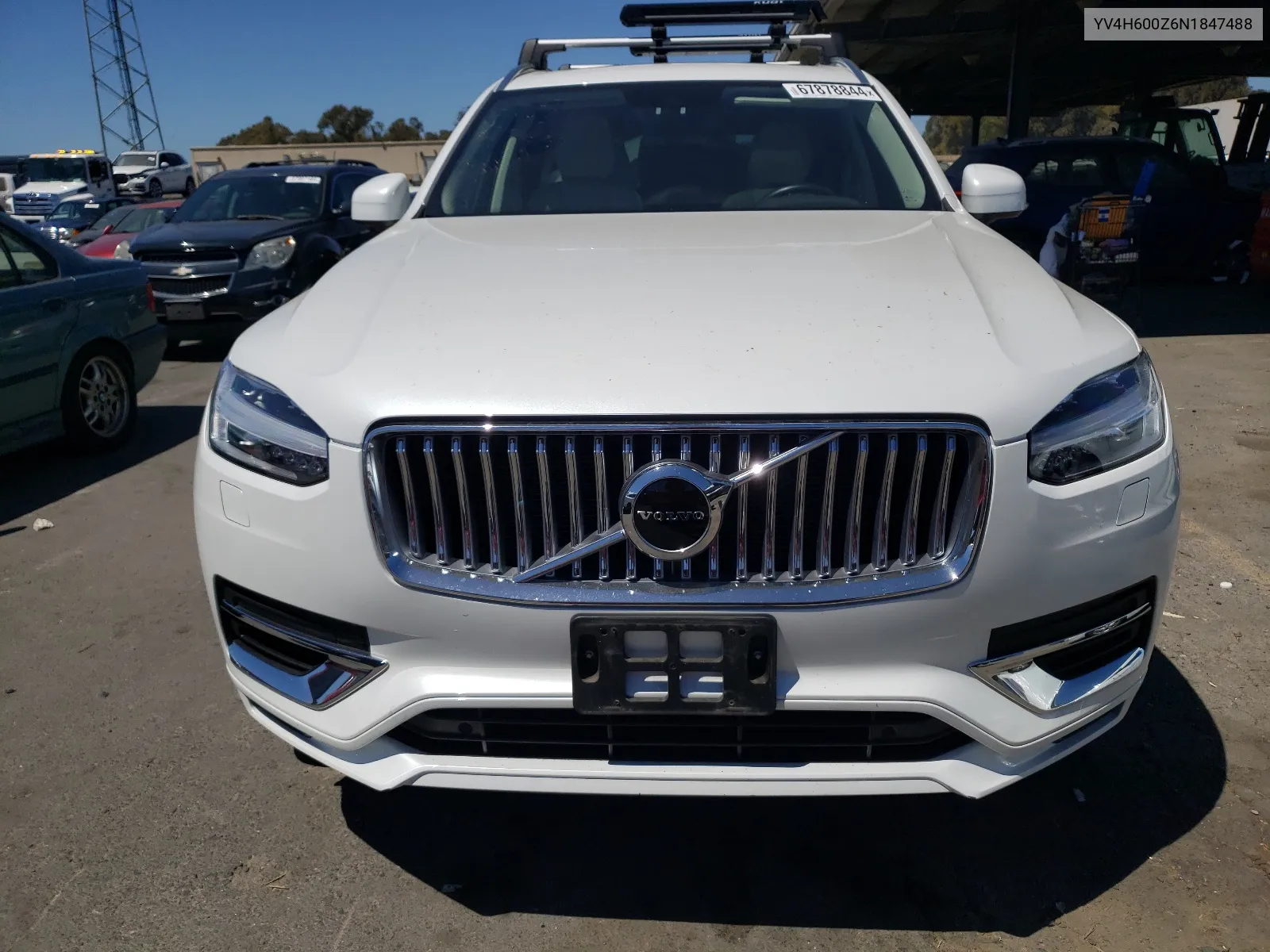 2022 Volvo Xc90 T8 Recharge Inscription Express VIN: YV4H600Z6N1847488 Lot: 67878844