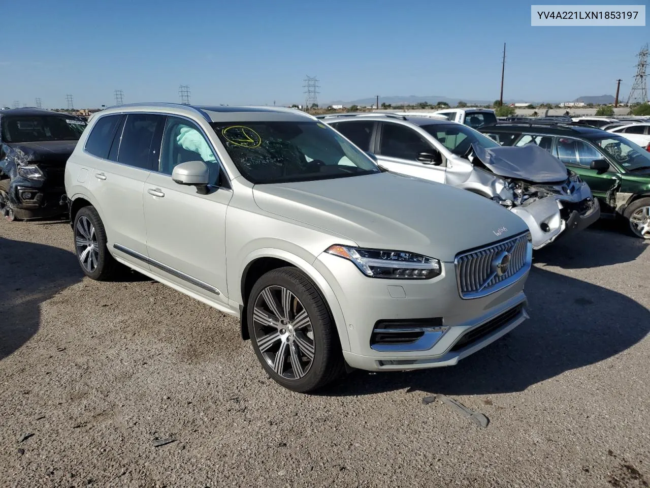 YV4A221LXN1853197 2022 Volvo Xc90 T6 Inscription