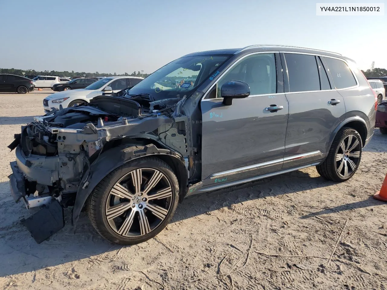 2022 Volvo Xc90 T6 Inscription VIN: YV4A221L1N1850012 Lot: 69099784