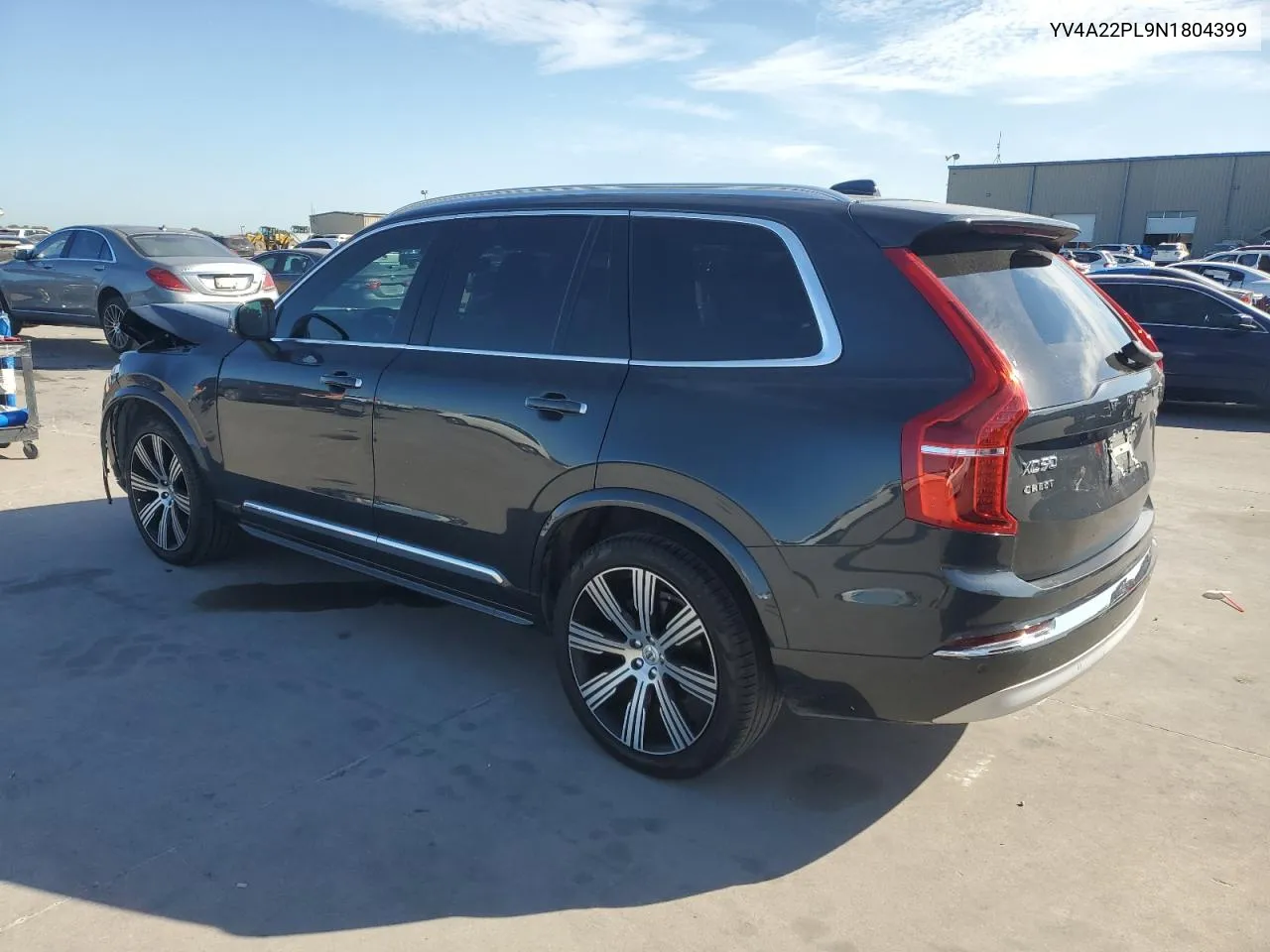 2022 Volvo Xc90 T6 Inscription VIN: YV4A22PL9N1804399 Lot: 69276584