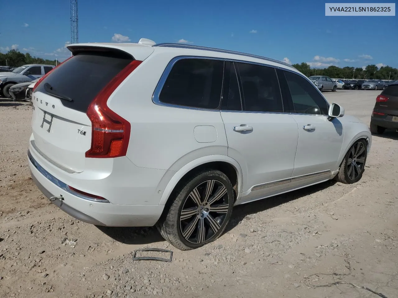 2022 Volvo Xc90 T6 Inscription VIN: YV4A221L5N1862325 Lot: 69569164