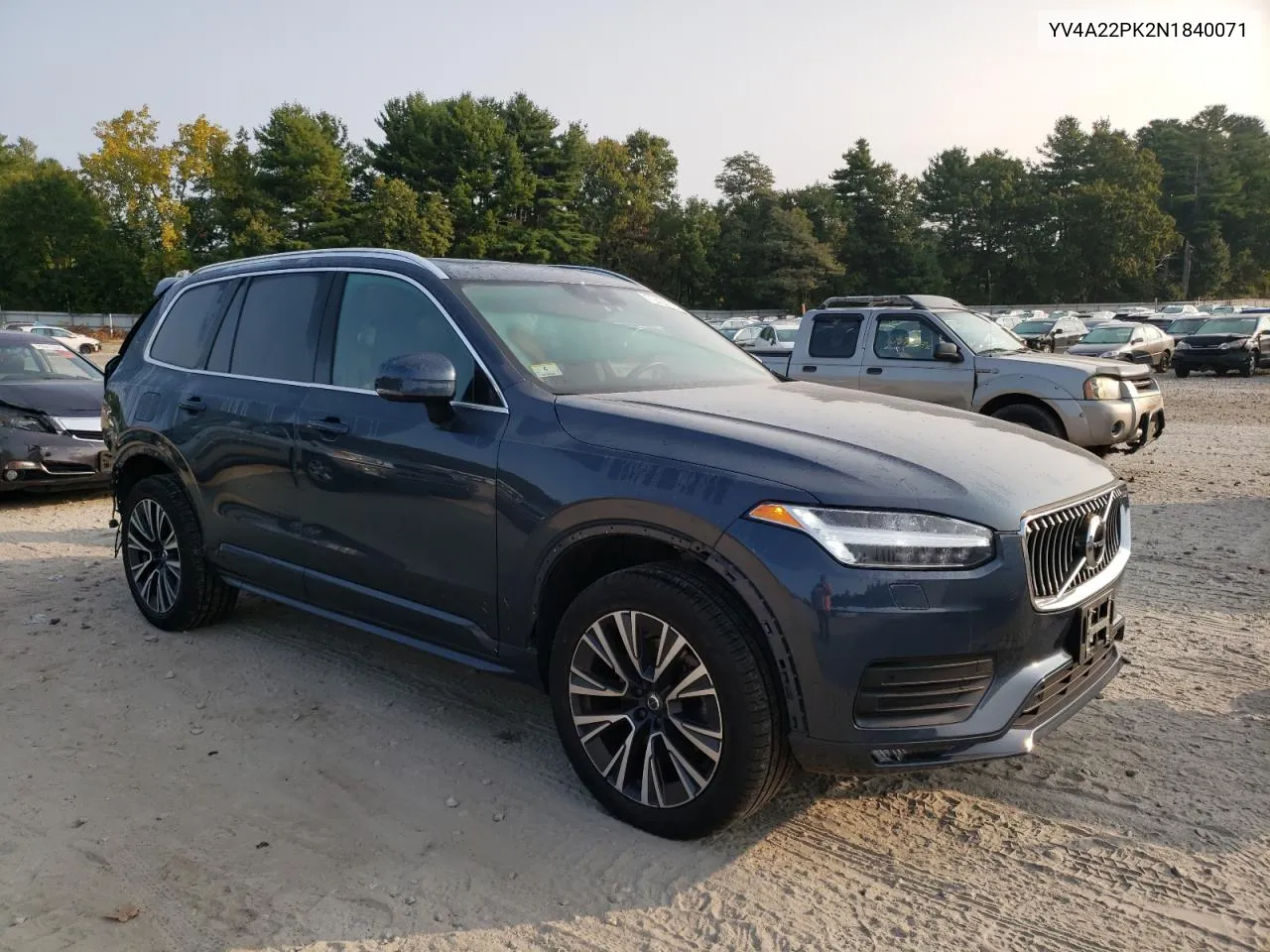 2022 Volvo Xc90 T6 Momentum VIN: YV4A22PK2N1840071 Lot: 70403814