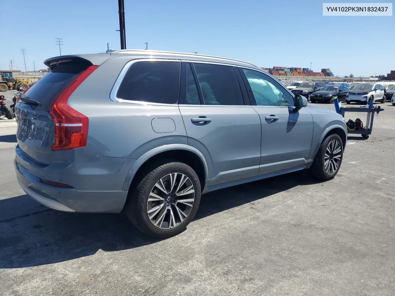 2022 Volvo Xc90 T5 Momentum VIN: YV4102PK3N1832437 Lot: 71002274