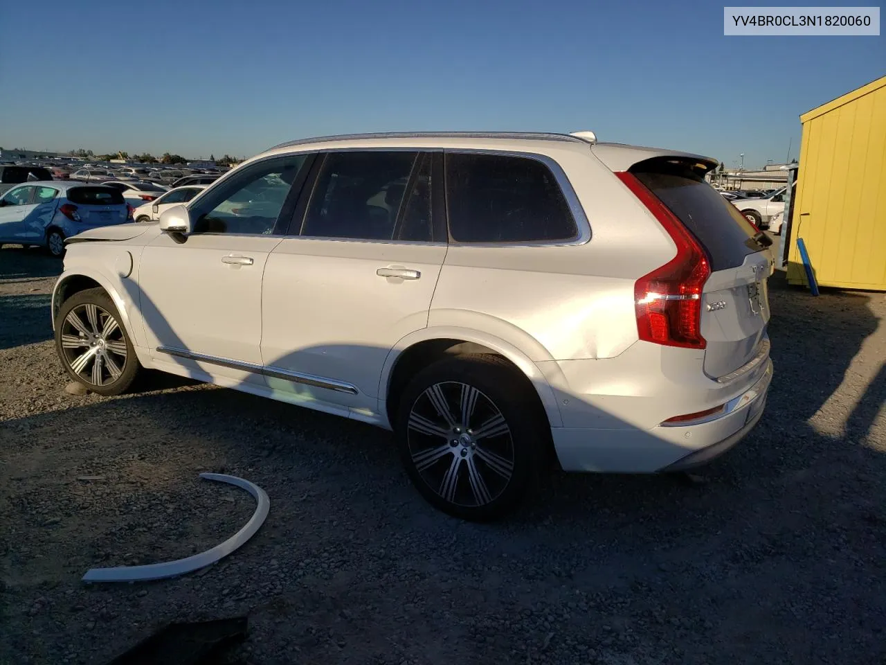 2022 Volvo Xc90 T8 Recharge Inscription VIN: YV4BR0CL3N1820060 Lot: 71201484