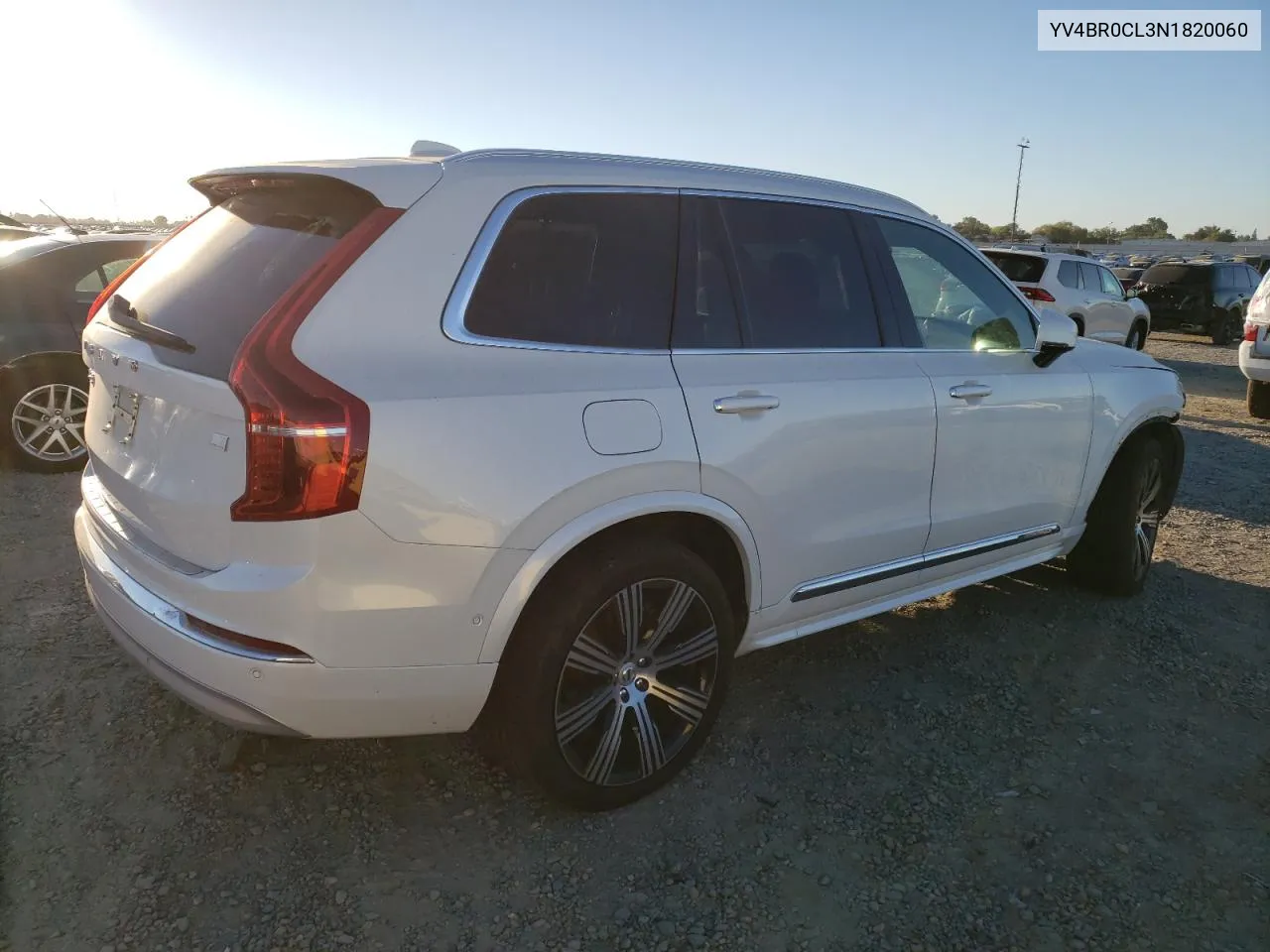 2022 Volvo Xc90 T8 Recharge Inscription VIN: YV4BR0CL3N1820060 Lot: 71201484