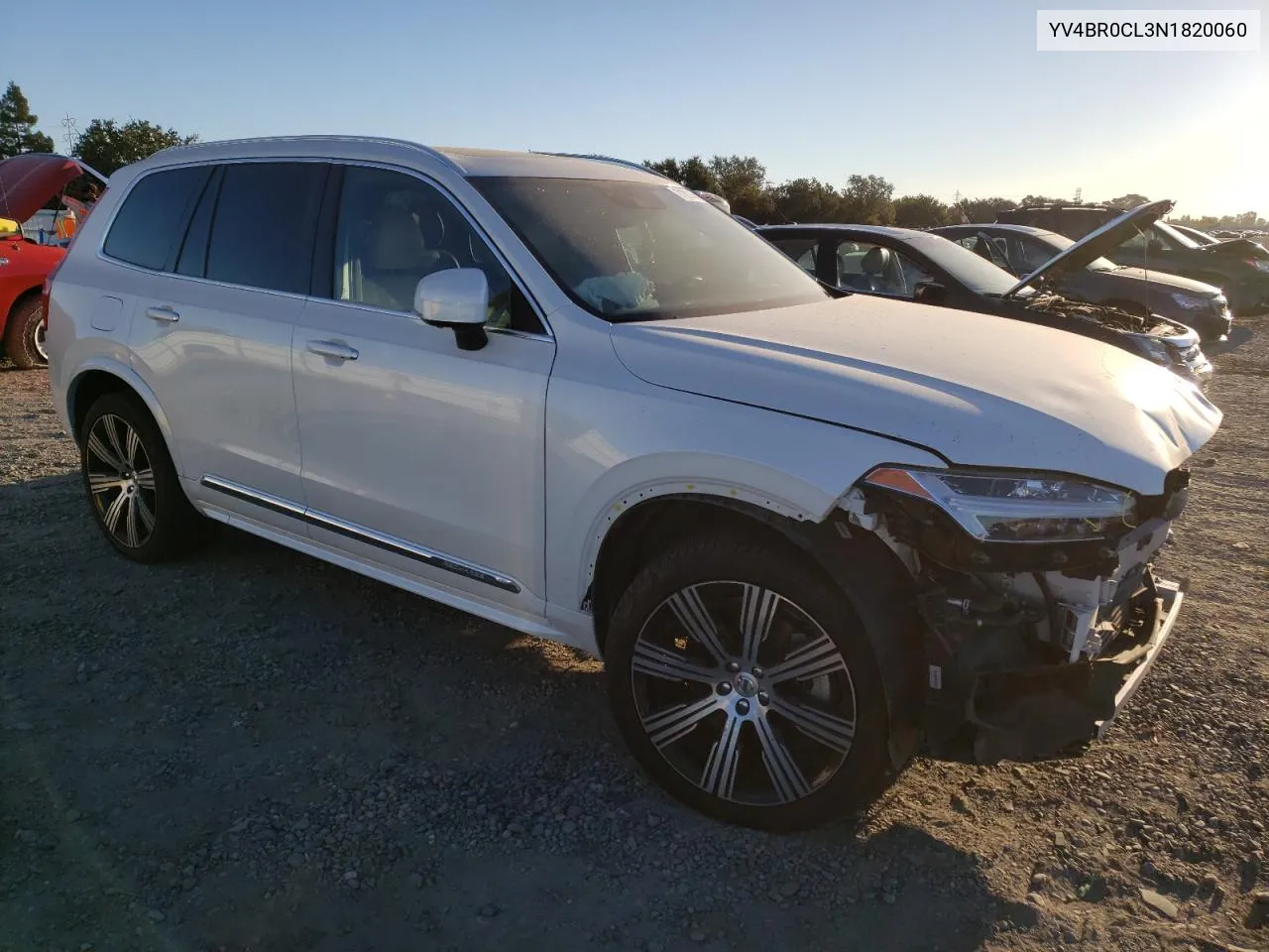 2022 Volvo Xc90 T8 Recharge Inscription VIN: YV4BR0CL3N1820060 Lot: 71201484