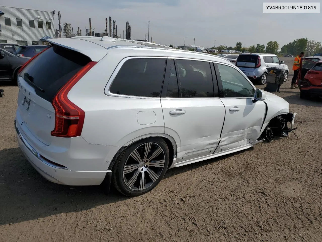 2022 Volvo Xc90 T8 Recharge Inscription VIN: YV4BR0CL9N1801819 Lot: 71266334