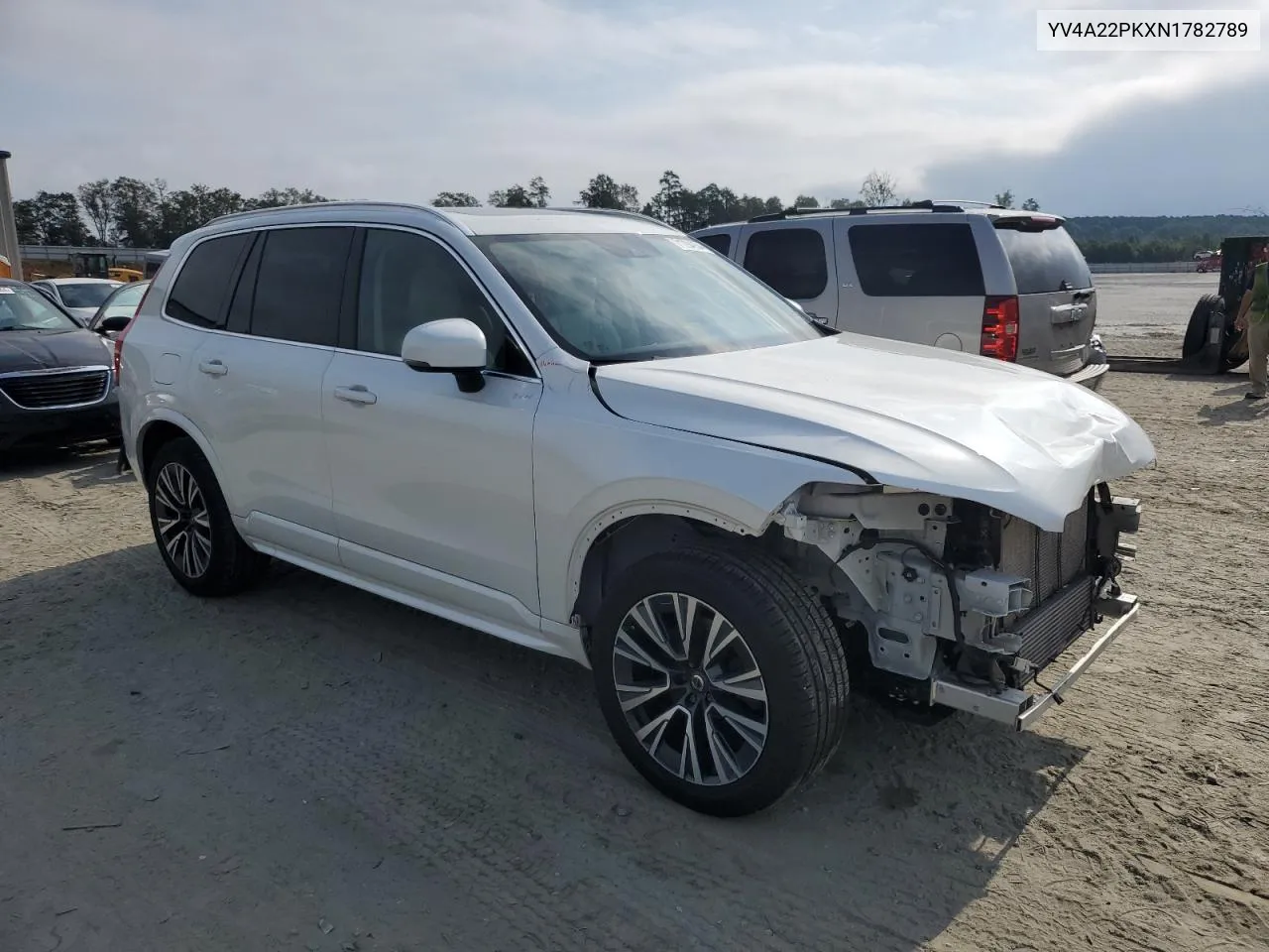 2022 Volvo Xc90 T6 Momentum VIN: YV4A22PKXN1782789 Lot: 71294654