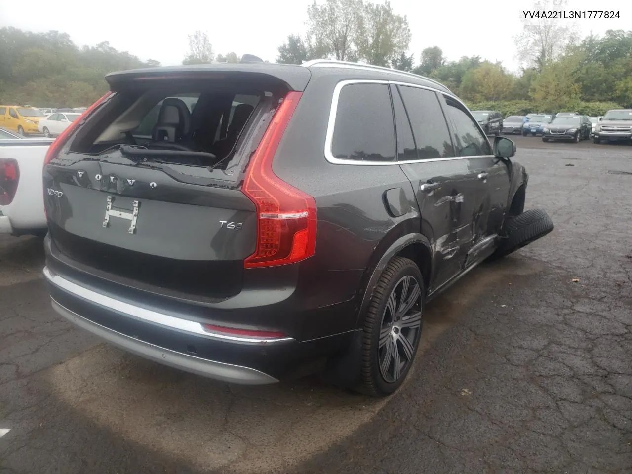 2022 Volvo Xc90 T6 Inscription VIN: YV4A221L3N1777824 Lot: 72536074