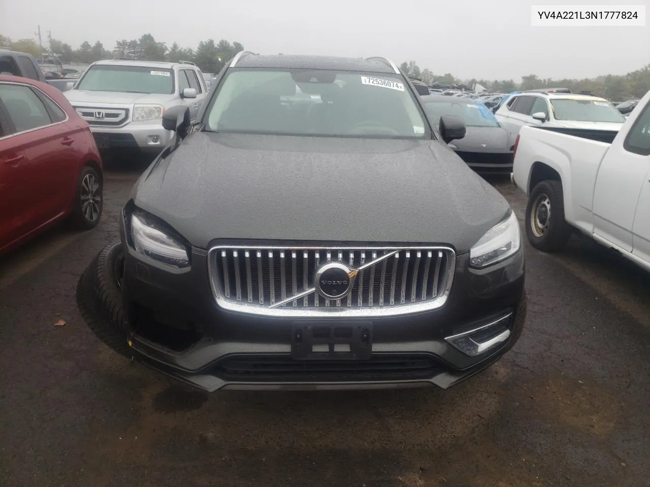 2022 Volvo Xc90 T6 Inscription VIN: YV4A221L3N1777824 Lot: 72536074