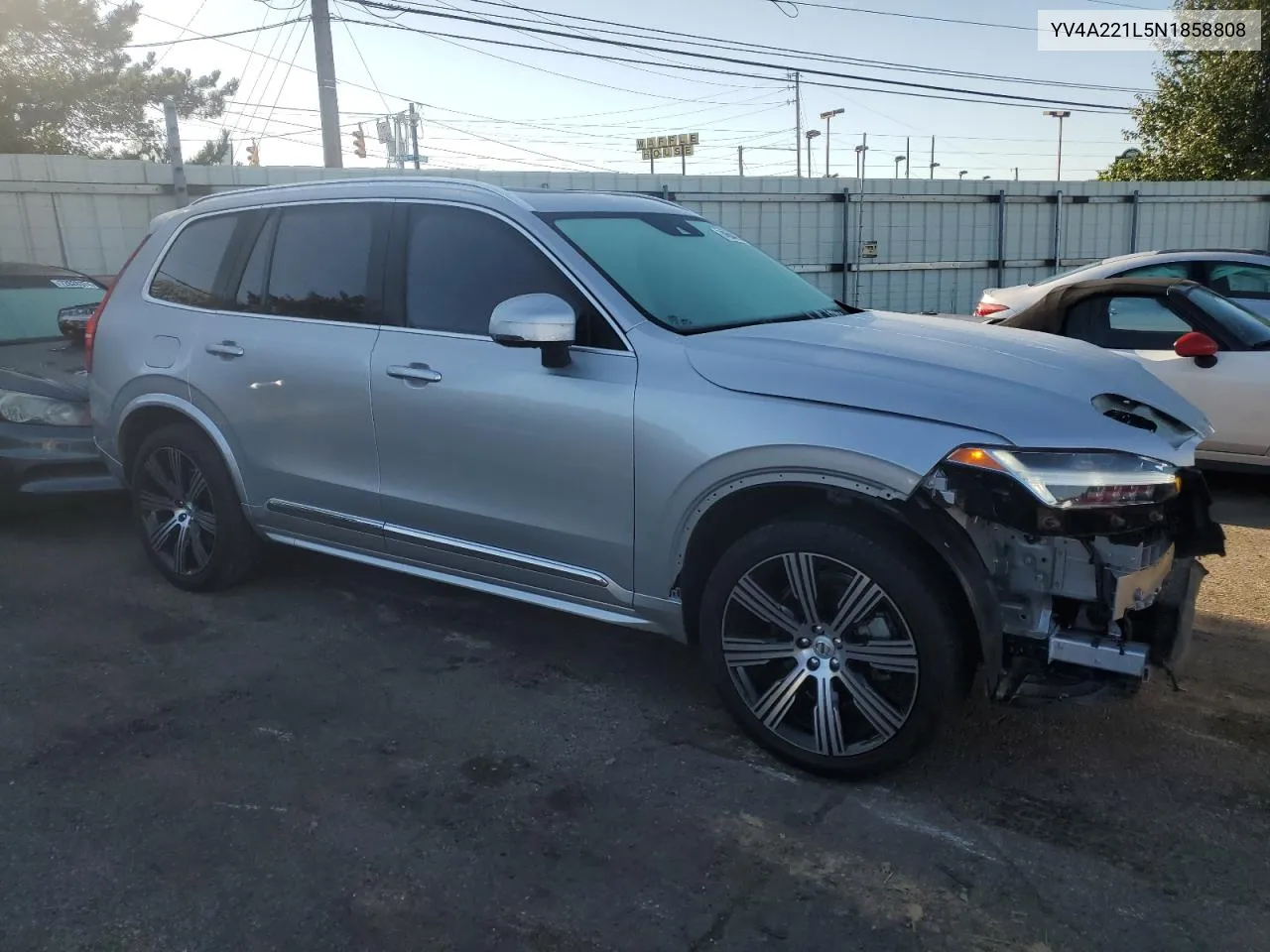 2022 Volvo Xc90 T6 Inscription VIN: YV4A221L5N1858808 Lot: 74584894