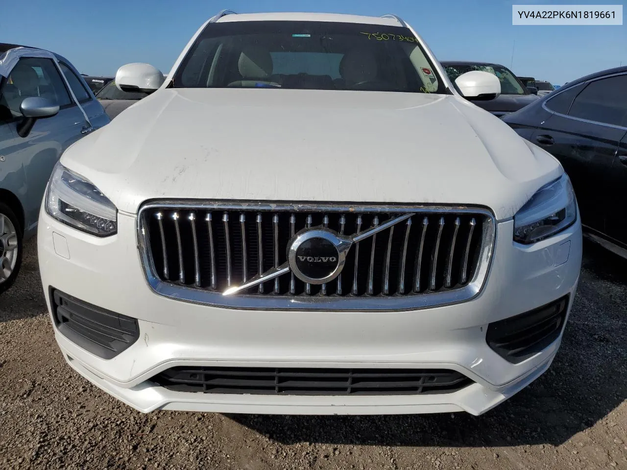 2022 Volvo Xc90 T6 Momentum VIN: YV4A22PK6N1819661 Lot: 75073404