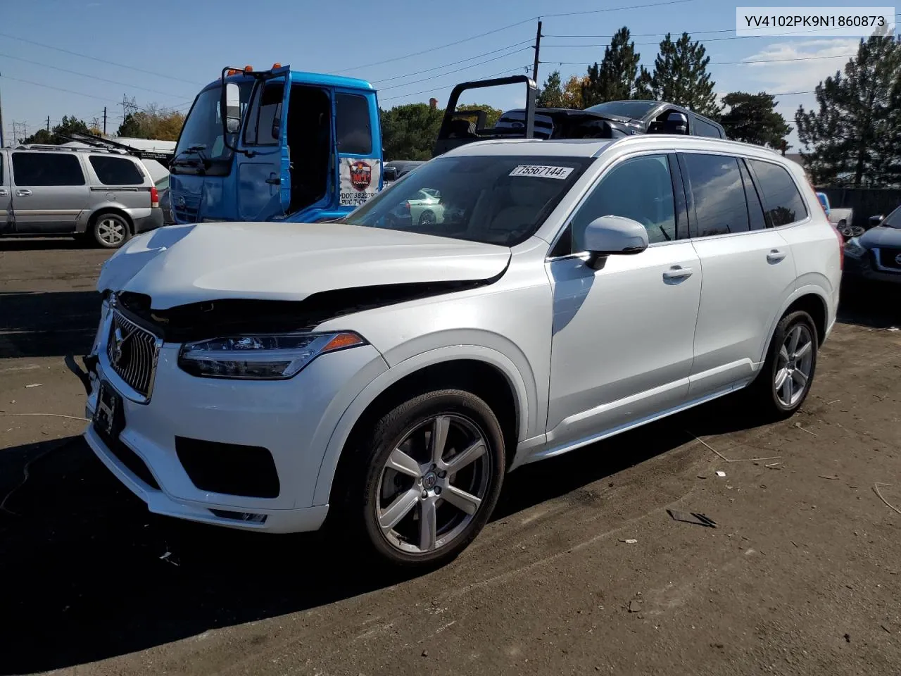 YV4102PK9N1860873 2022 Volvo Xc90 T5 Momentum