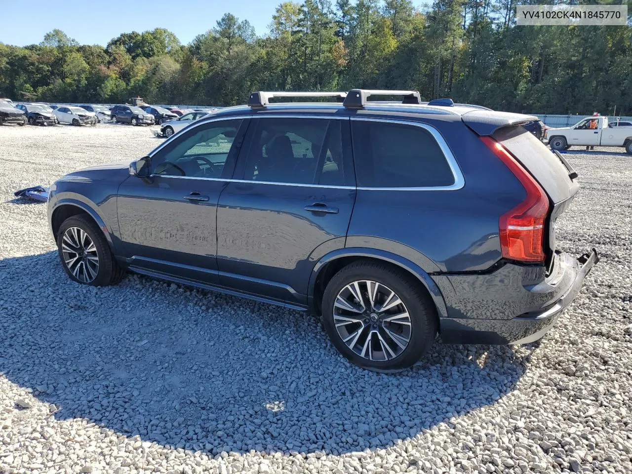 2022 Volvo Xc90 T5 Momentum VIN: YV4102CK4N1845770 Lot: 76307074