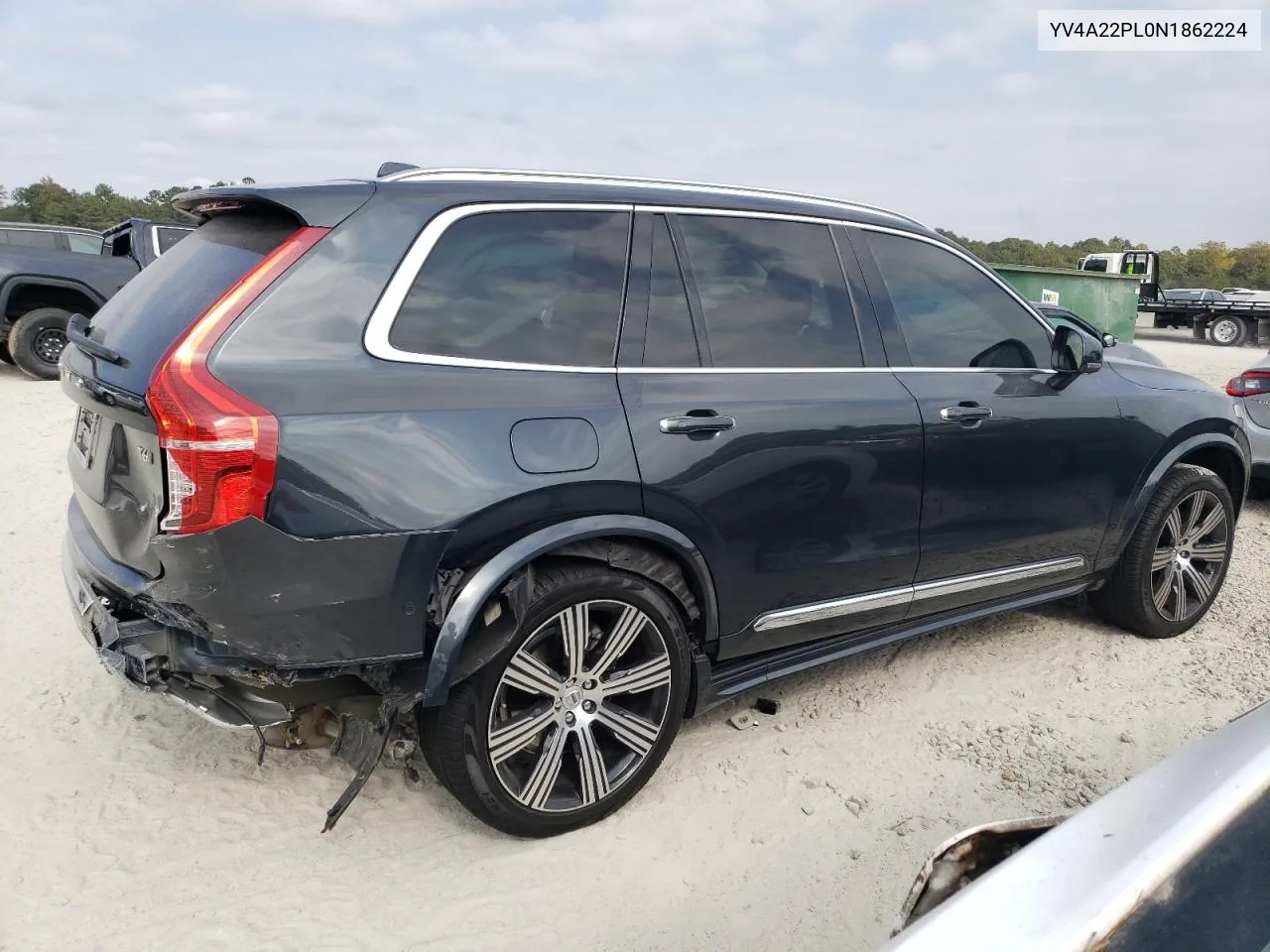 2022 Volvo Xc90 T6 Inscription VIN: YV4A22PL0N1862224 Lot: 78405064