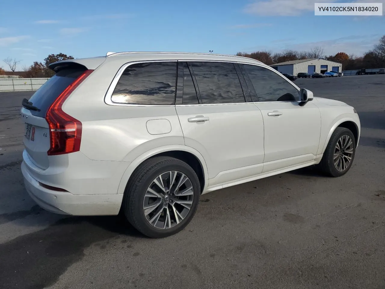 2022 Volvo Xc90 T5 Momentum VIN: YV4102CK5N1834020 Lot: 79379664