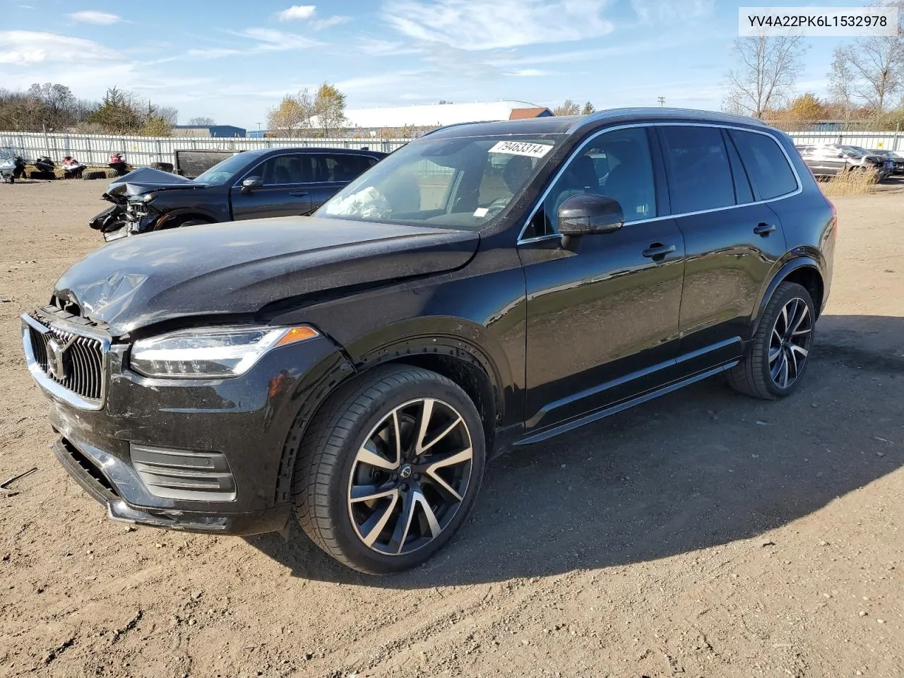 2022 Volvo Xc90 T6 Momentum VIN: YV4A22PK6L1532978 Lot: 79463314