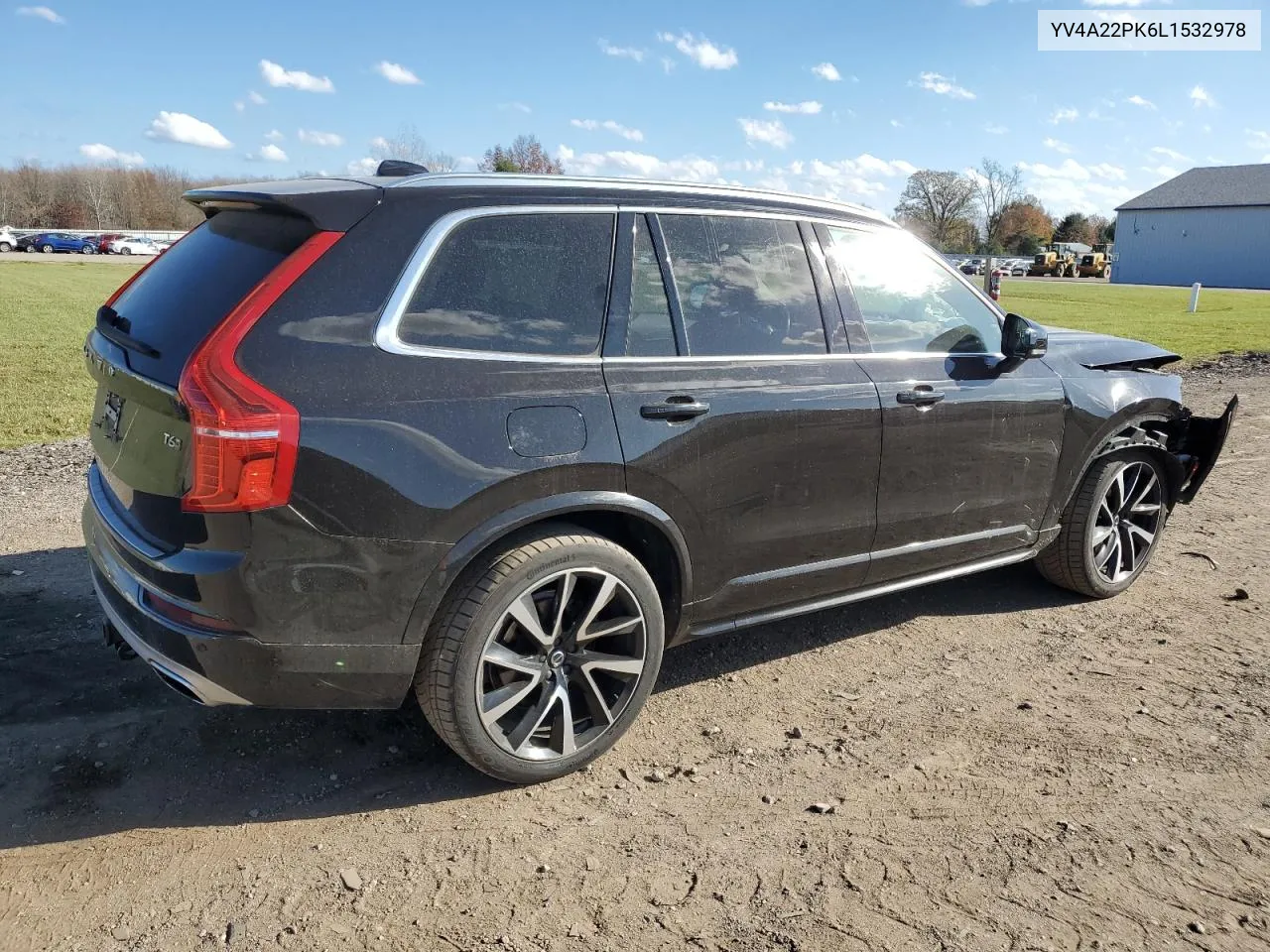 2022 Volvo Xc90 T6 Momentum VIN: YV4A22PK6L1532978 Lot: 79463314