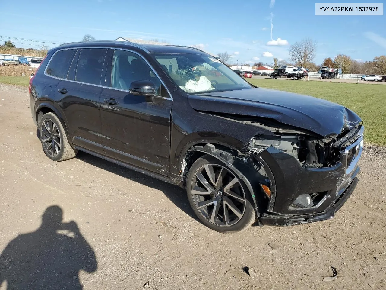 2022 Volvo Xc90 T6 Momentum VIN: YV4A22PK6L1532978 Lot: 79463314