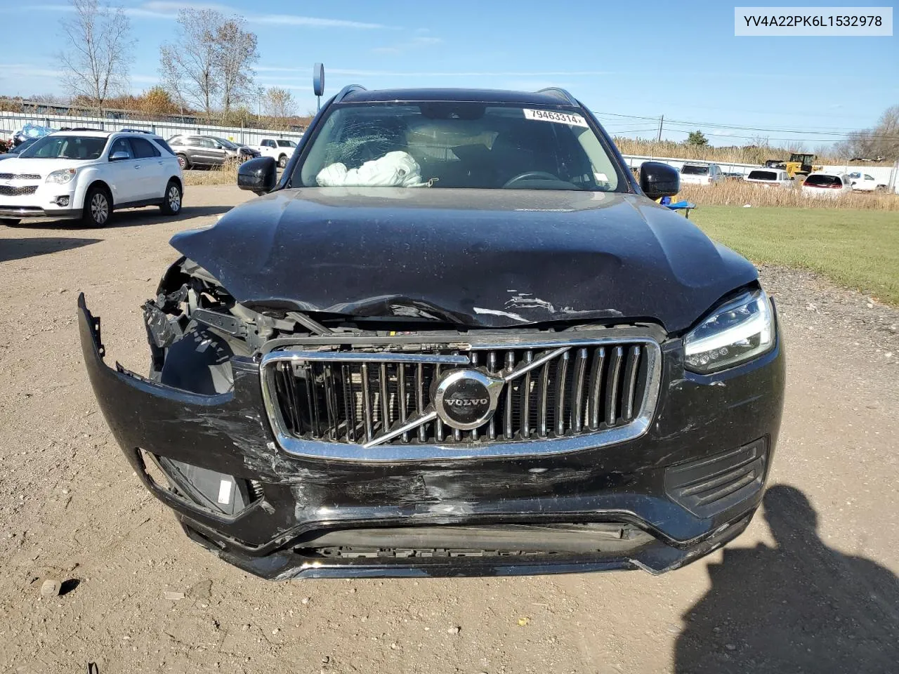 2022 Volvo Xc90 T6 Momentum VIN: YV4A22PK6L1532978 Lot: 79463314