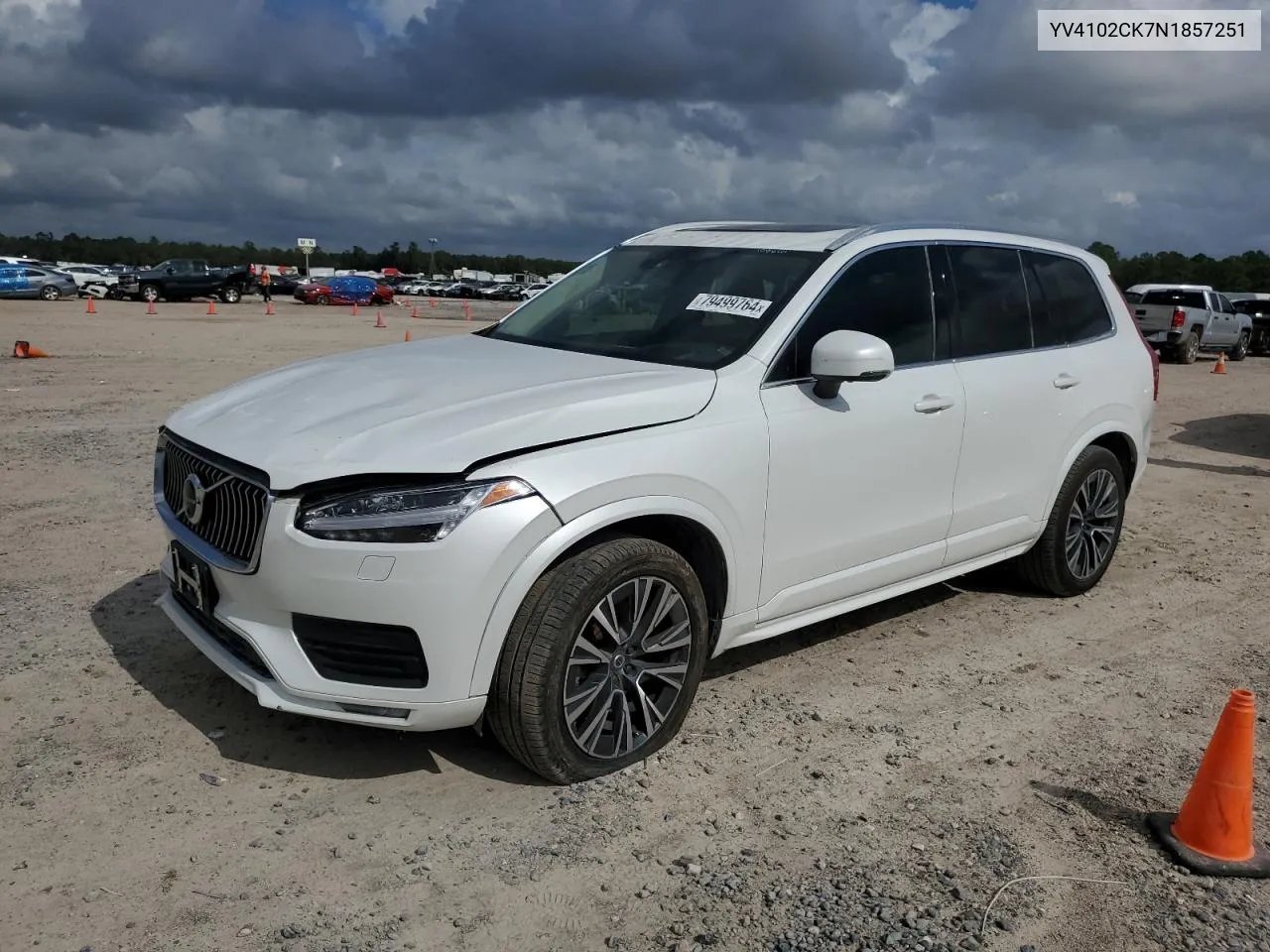 2022 Volvo Xc90 T5 Momentum VIN: YV4102CK7N1857251 Lot: 79499764