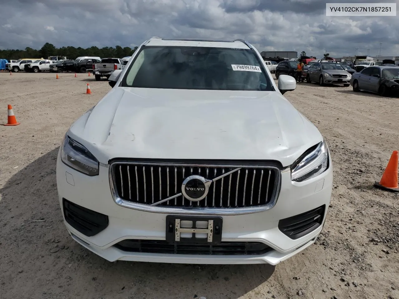 2022 Volvo Xc90 T5 Momentum VIN: YV4102CK7N1857251 Lot: 79499764