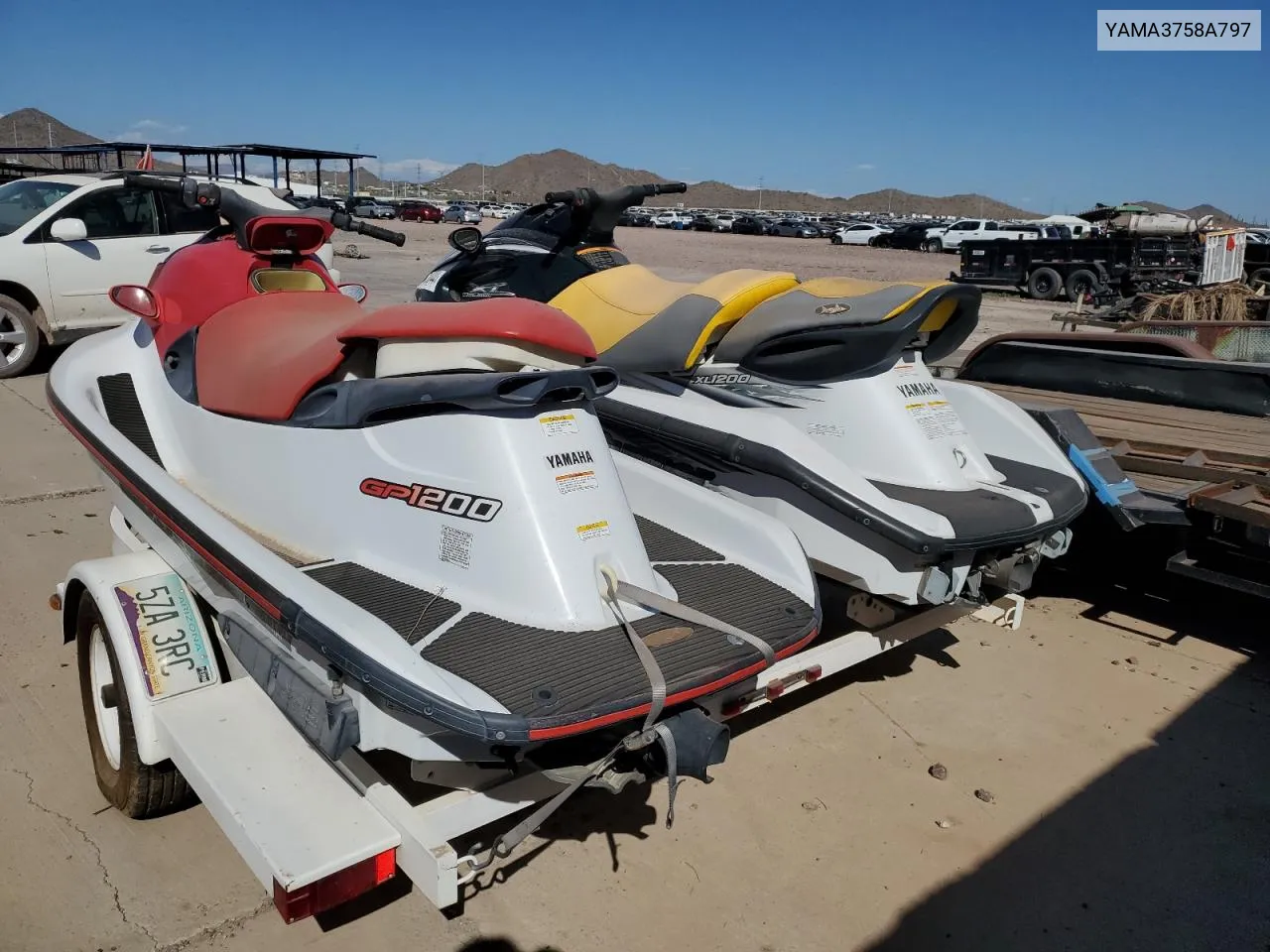 1997 Yamaha Jet Ski VIN: YAMA3758A797 Lot: 54095044