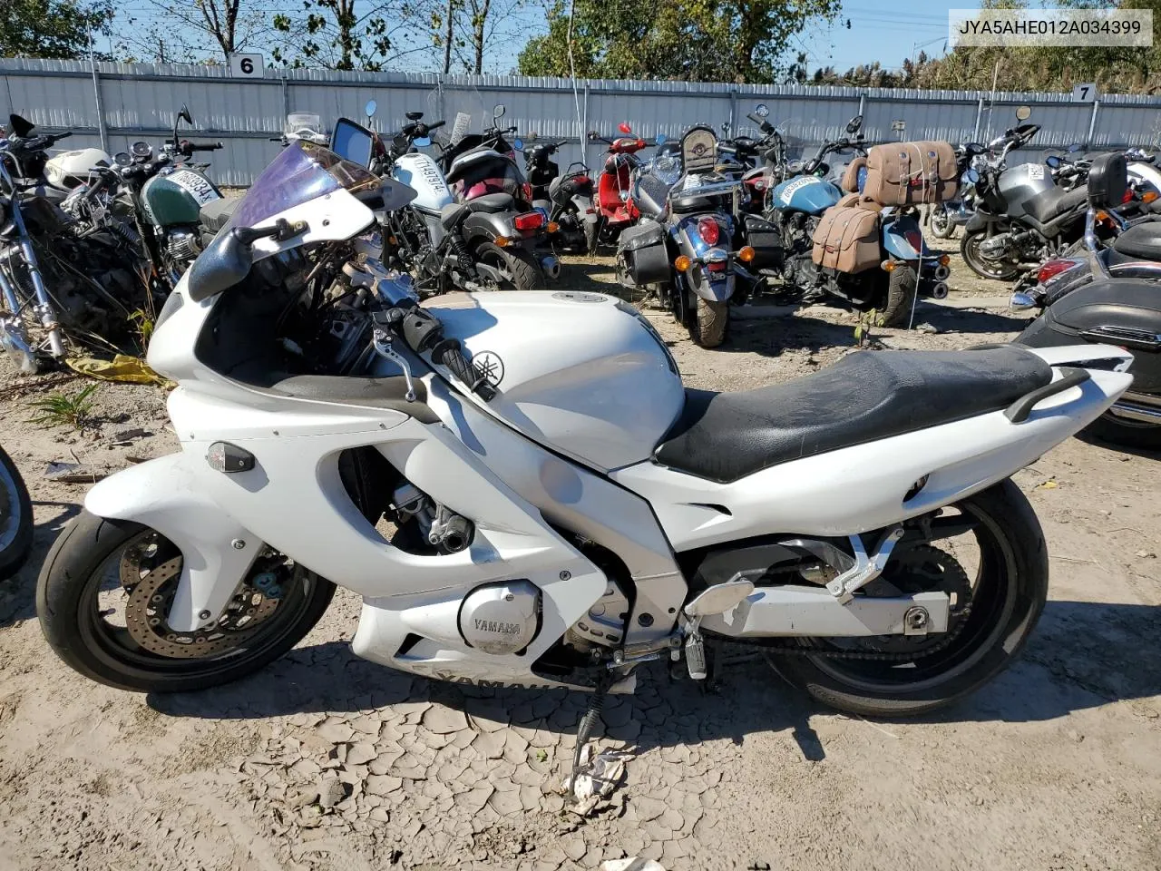 2002 Yamaha Yzf600 R VIN: JYA5AHE012A034399 Lot: 74558744