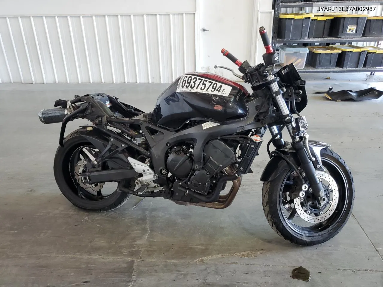 JYARJ13E37A002987 2007 Yamaha Fz6 Shg