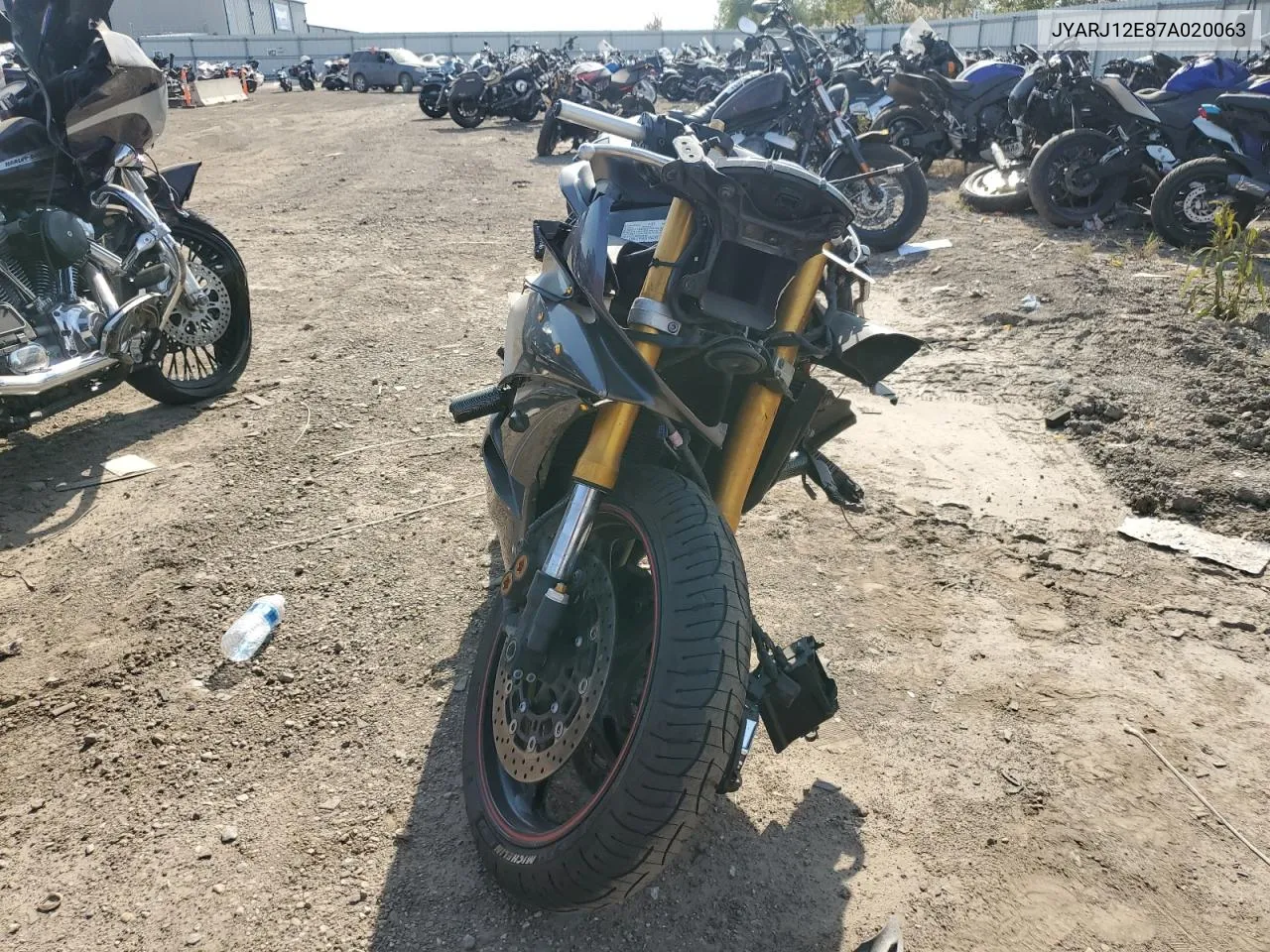 2007 Yamaha Yzfr6 L VIN: JYARJ12E87A020063 Lot: 74980194