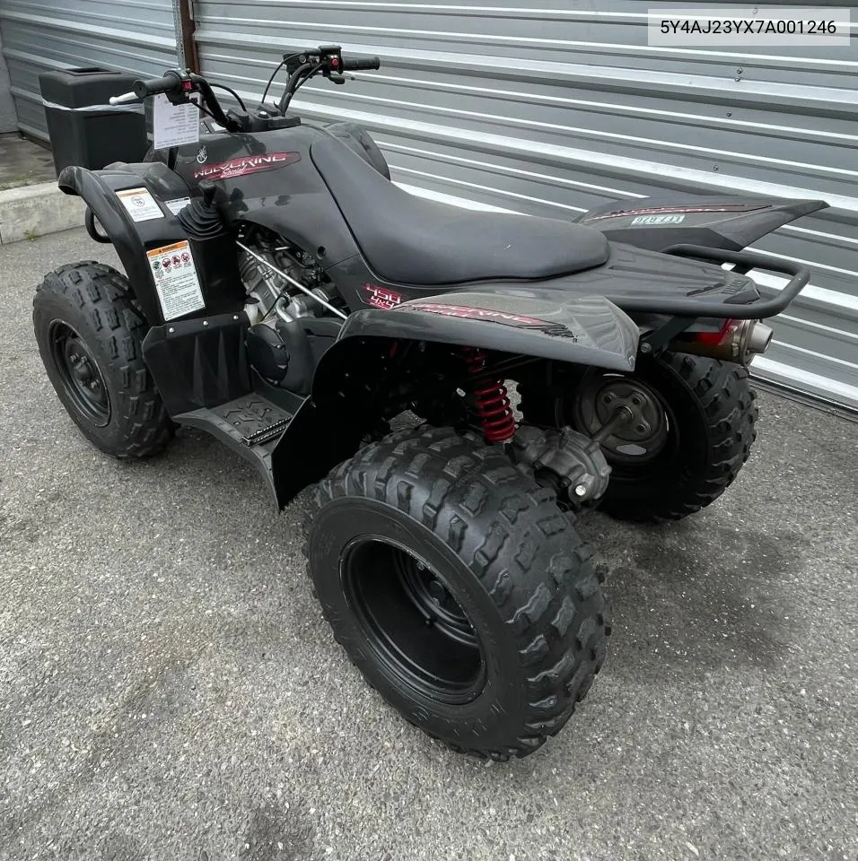 2007 Yamaha Yfm450 Fas VIN: 5Y4AJ23YX7A001246 Lot: 76422024